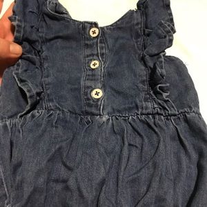 Denim romper